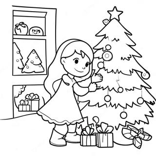 Daphne Versiert De Kerstboom Kleurplaat 131515-64242