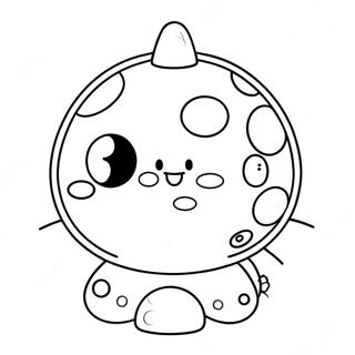 Kleurige Tamagotchi Huisdieren Kleurplaat 131642-64336