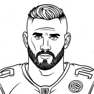 Travis Kelce Kleurplaten