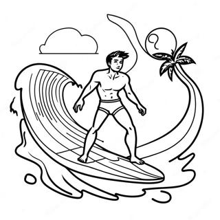 Aloha Surfavontuur Kleurplaat 132031 64641