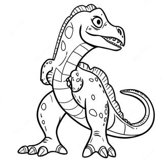 Fierce Velociraptor Dino Kleurplaat 132181 64760