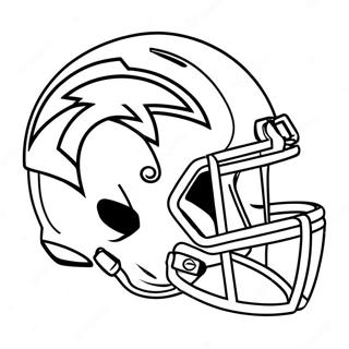 Chargers Logo Kleurplaat 132384-64908