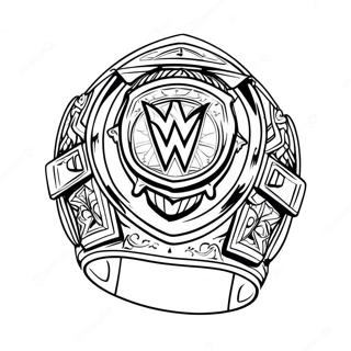 Kleurige Wwe Ring Achtergrond Kleurplaat 132491 65001