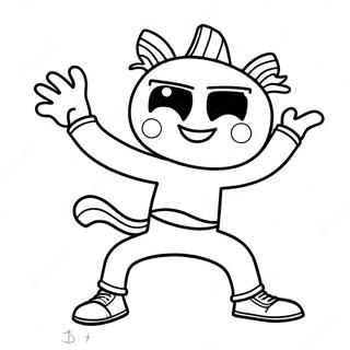 Gonoodle Gekke Bewegingen Kleurplaat 132567-65057