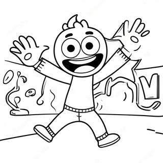 Gonoodle Gekke Bewegingen Kleurplaat 132567-65058