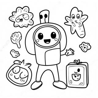 Gonoodle Actieve Kinderen Kleurplaat 132568-65063