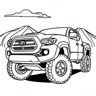 Toyota Tacoma Off Road Kleurplaat 132745-65190