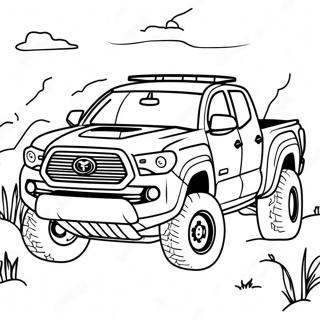 Toyota Tacoma Avontuur Kleurplaat 132746-65195