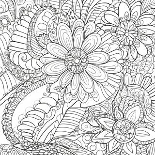 Fijne Ovale Patronen Kleurplaat 132927-65340