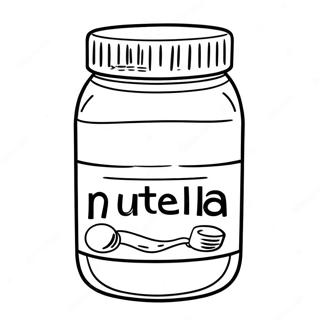 Nutella Kleurplaten