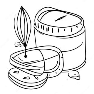 Nutella En Brood Kleurplaat 133081-65456