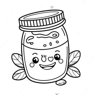 Blije Nutella Personage Kleurplaat 133083-65461