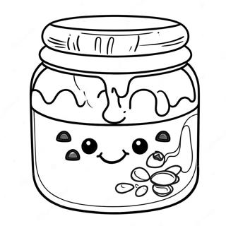 Blije Nutella Personage Kleurplaat 133083-65463