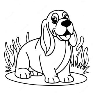 Basset Hound Kleurplaten