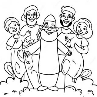 Vrolijke Shavuot Familie Kleurplaat 133493-65777