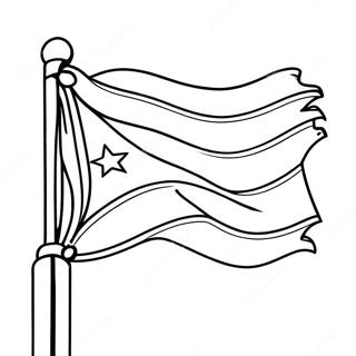 Cuba Vlag Kleurplaten