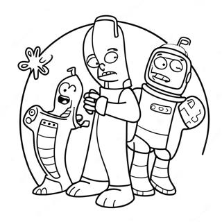 Futurama Kleurplaten