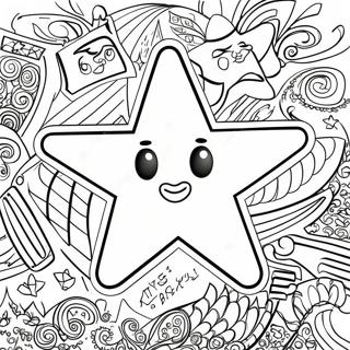 All Star Cheer Logo Kleurplaat 134288-66384