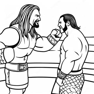 Wwe Kampioenschap Wedstrijd Kleurplaat 134571-66609