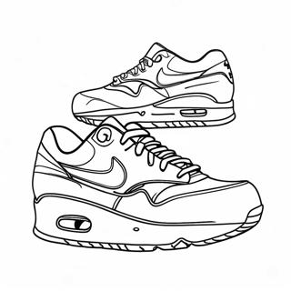 Kleurige Air Max Sneakers Kleurplaat 134674-66688
