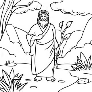 Kleurplaat Van Aleph Bais In De Natuur 134907-66875