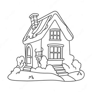 Gum Drop Huis Kleurplaat 135011-66958