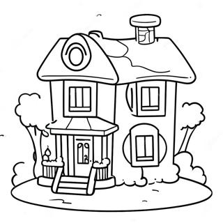 Gum Drop Huis Kleurplaat 135011-66959