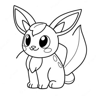 Glaceon Kleurplaat 135032-66962