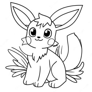 Glaceon Kleurplaat 135032-66964