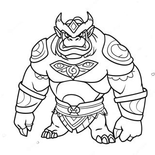 Ganons Woeste Vorm Kleurplaat 135164-67075