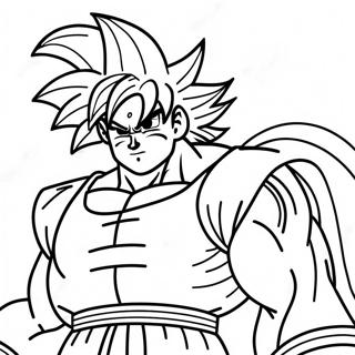 Goku Super Saiyan 4 Kleurplaten