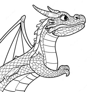 Vuurspuwende Draak Kleurplaat 135702 67497