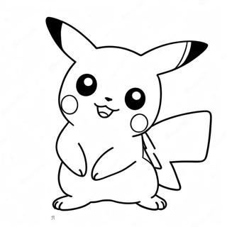 Schattige Pikachu Pokemon Kleurplaat 136082-67788