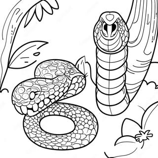 Realistische Python In De Natuur Kleurplaat 136184-67872