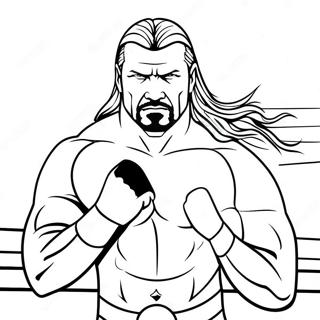 Triple H In De Ring Kleurplaat 136440-68078