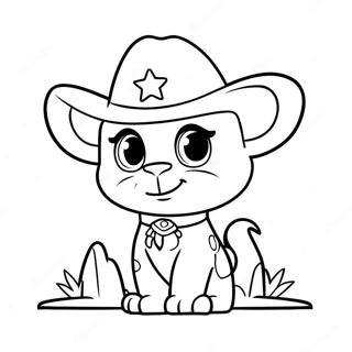 Sheriff Callie Kleurplaat 136488-68104