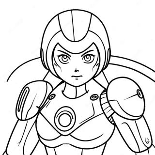 Samus Aran In Power Suit Kleurplaat 136515-68127