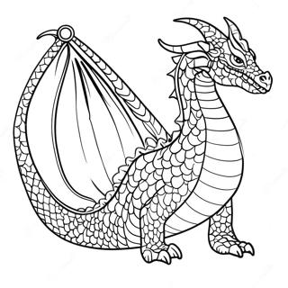 Seawing Draak Met Glanzende Schubben Kleurplaat 136698 68280