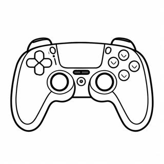 Cartoon Ps5 Controller Kleurplaat 136879 68567