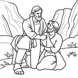 De Goede Samaritaan Kleurplaat 136905 68588