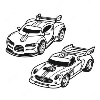 Kleurplaat Van Een Kleurrijke Rc Auto Collectie 137133 68760