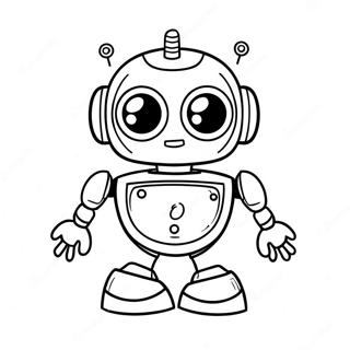 Schattige Ai Robot Kleurplaat 137363-68934