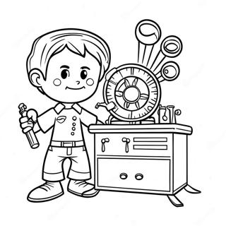 Dexters Geheime Laboratorium Kleurplaat 137466 69022