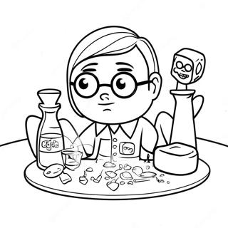 Dexters Geheime Laboratorium Kleurplaat 137466 69024