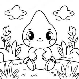 Schattige Chao In Een Tuin Kleurplaat 137516 69055