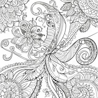 Intricate Paisley Ontwerp Kleurplaat 137671-69174