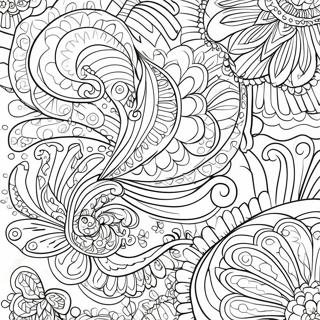 Elegante Paisley Motief Kleurplaat 137673-69184