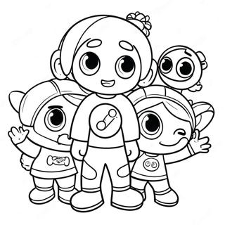 Team Umizoomi Helpen Vrienden Kleurplaat 137724 69226