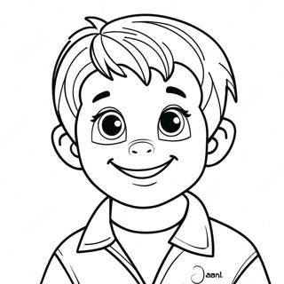 Blije Daniel Kleurplaat 137775-69264