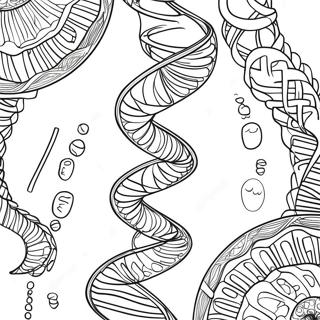 Dna Dubbele Helix Kleurplaat 138004-69434